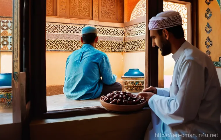 오만 전통 마켓 투어 - **Prompt 2: Artisan's Legacy: Omani Silvercraft**
    "A close-up, yet respectful, shot inside a tra...