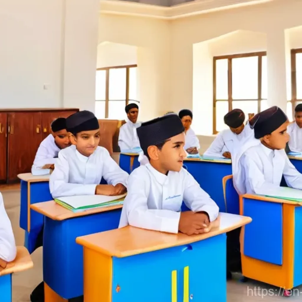 오만의 어린이 교육 체계 - **A Glimpse into Oman's Innovative Educational Heartbeat: Weaving Tradition with Tomorrow's Learning...