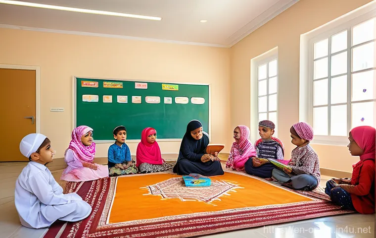 오만의 어린이 교육 체계 - **A Glimpse into Oman's Innovative Educational Heartbeat: Weaving Tradition with Tomorrow's Learning...